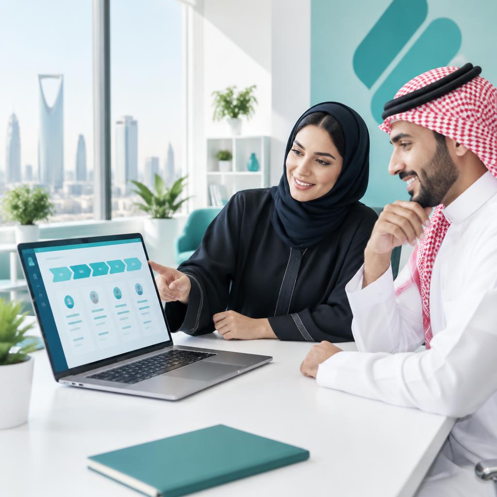 فريق مبيعات سعودي يراجع تصوّر CRM